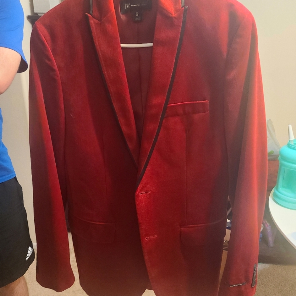 Red Velvet Sport Coat / Blazer